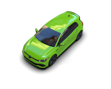 Daha az genel bir konsept arabanın 3 boyutlu çizimi