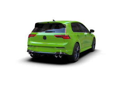 modern yeşil modern araba beyaz arka planda izole