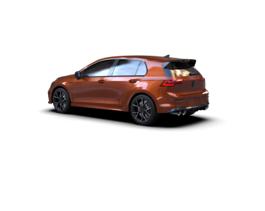 beyaz arkaplanda modern araba