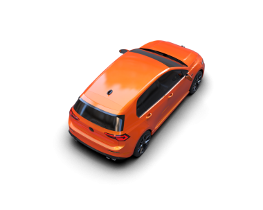 modern araba beyaz arka planda izole edildi. 3 boyutlu görüntüleme