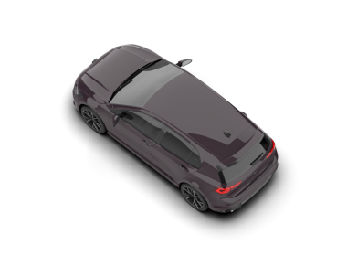 modern lüks araba beyaz arka planda izole edilmiş