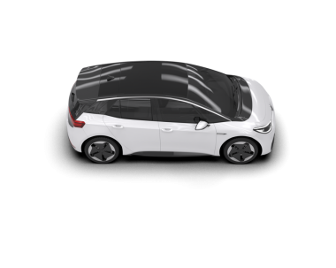 modern elektrikli araba beyaz arka planda izole edildi