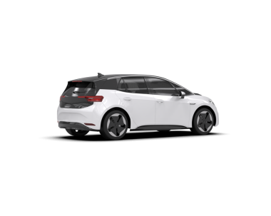 Beyaz arka planda modern bir araba. 3d oluşturma