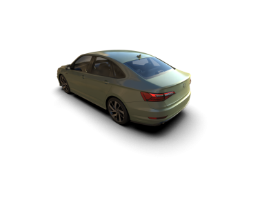 araba beyaz arkaplanda izole edildi