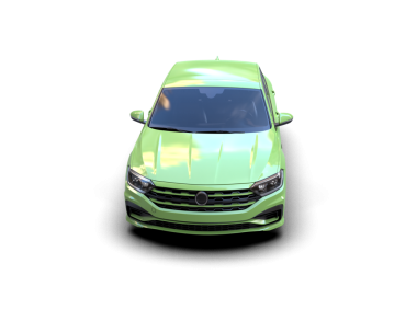 Beyaz arkaplandaki araba