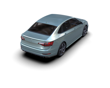 Siyah arka planda bir araba. 3d illüstrasyon.