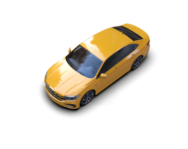 modern araba beyaz arka planda 3 boyutlu görüntüleme.