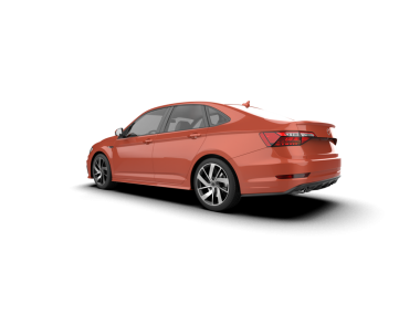 Bir markanın 3 boyutlu görüntülemesi - daha az jenerik SUV beyaz stüdyoda izole edildi