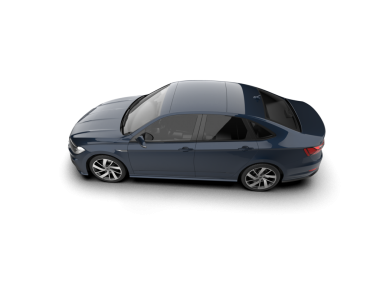 Gerçekçi bir araba. Beyaz arkaplanda 3 boyutlu resimleme izole edildi