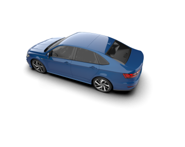 modern araba beyaz arkaplanda izole edildi