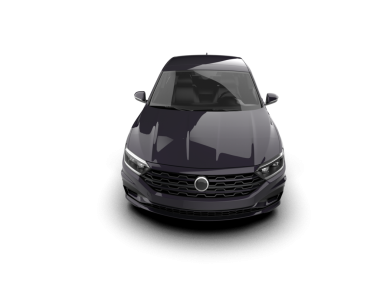 Beyaz arkaplanda siyah SUV 'un 3 boyutlu resmi