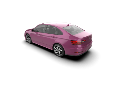 Arka planda modern araba var. 3d oluşturma