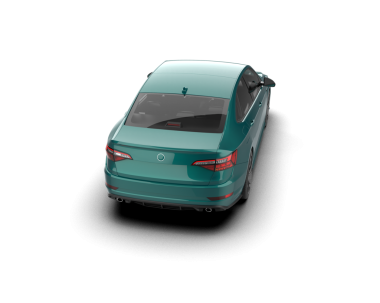 Gri ve gri renkli modern araba. 3d oluşturma.