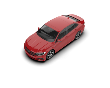 Kırmızı araba arka planda izole edildi. 3D görüntüleme - illüstrasyon