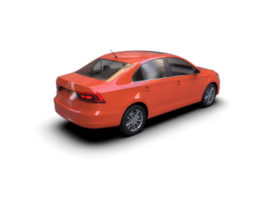 beyaz arkaplanda modern araba