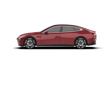 modern araba beyaz arkaplanda izole edildi