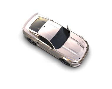 Siyah arka planda bir araba. yüksek kaliteli resimleme