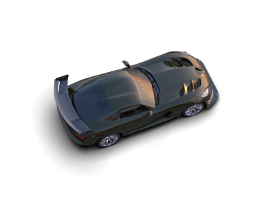 Daha az genel bir konsept arabanın 3 boyutlu çizimi