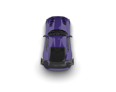 mor araba simgesi, düz stil