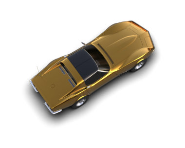 Siyah arkaplandaki araba.