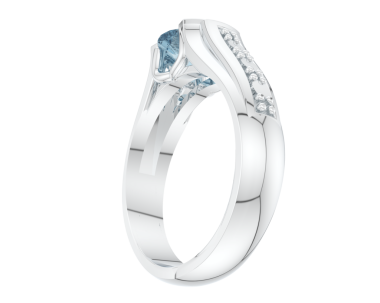 Elmas yüzüklü. 3 d