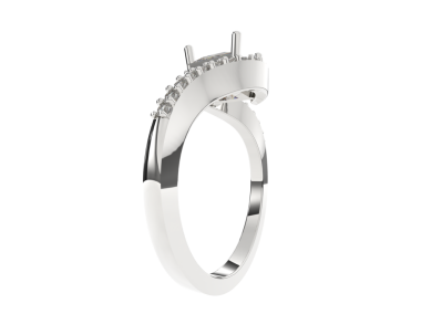 Metal zincir beyaz arkaplanda izole edildi. 3 d illüstrasyon