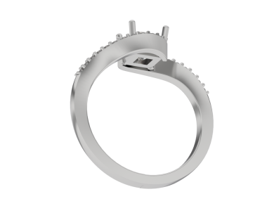 Beyaz alyans siyah arkaplanda izole.