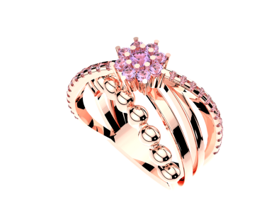 Elmaslı mücevher yüzüğü. Mücevher aksesuarı. moda süslemesi