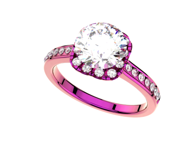 Elmas yüzüklü bir resim