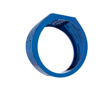 modern bilezik beyaz arkaplanda izole