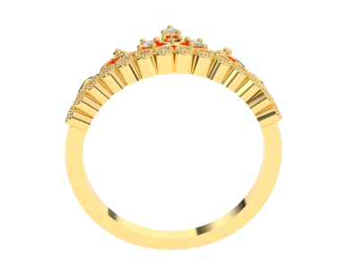 Beyaz arkaplanda altın mücevherler