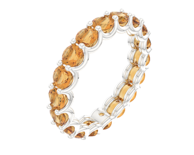 golden bracelet on a black background