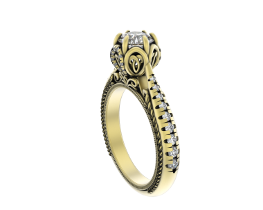 Elmaslı altın alyans