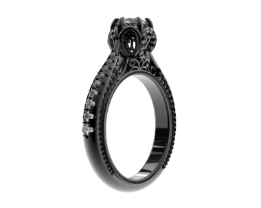 Beyaz arka planda izole edilmiş halkalı 3 boyutlu metal işlemeli zincir.