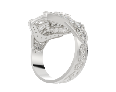 Simsiyah elmas yüzüklü.