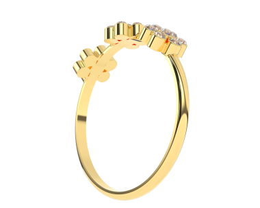 Pırlantalı altın yüzük