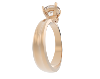 Beyaz arka planda izole edilmiş altın halkalar. Lüks yüzükler 3d illüstrasyon.