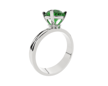 Pırlanta Gümüş Yüzük