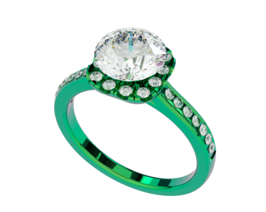 Pırlantalı altın yüzük