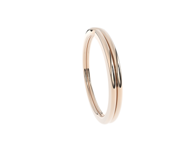 Beyaz arkaplanda izole edilmiş soyut bir nesnenin 3 boyutlu resimlemesi