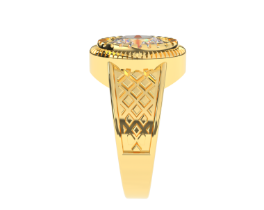 Beyaz arka planda altın alyanslar