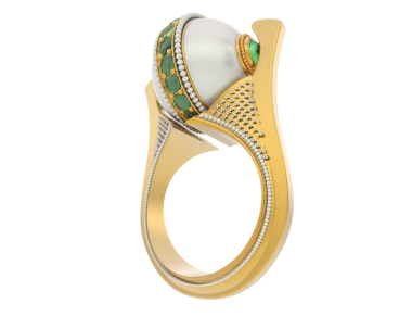 Pırlantalı altın yüzük