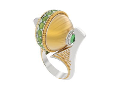 Bilezik ve altın logonun vektör tasarımı. Lüks ve aksesuar vektör illüstrasyonu koleksiyonu.