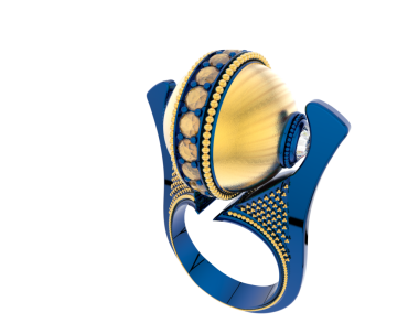 Beyaz arkaplanda elmaslar olan altın bilezik