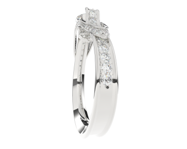 Siyah arkaplanda elmas küpeler.