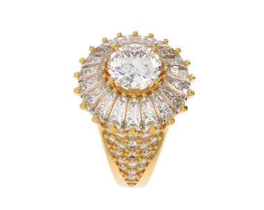 Beyaz arka planda izole edilmiş güzel elmas, mücevherler.