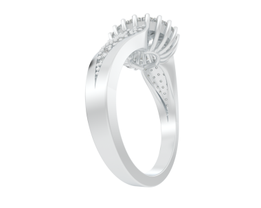 Evlilik yüzüğü beyaz arkaplanda.