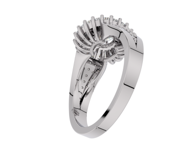 Elmaslı altın mücevher.