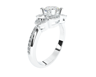 Siyah üzerine izole edilmiş bir düğün yüzüğü.