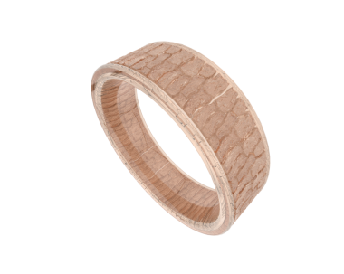 Kahverengi deri bilezik beyaz arkaplanda izole